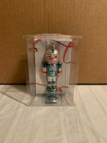 Miami Dolphins NFL Blown Glass Christmas Tree Ornament - Casey's Sports Store