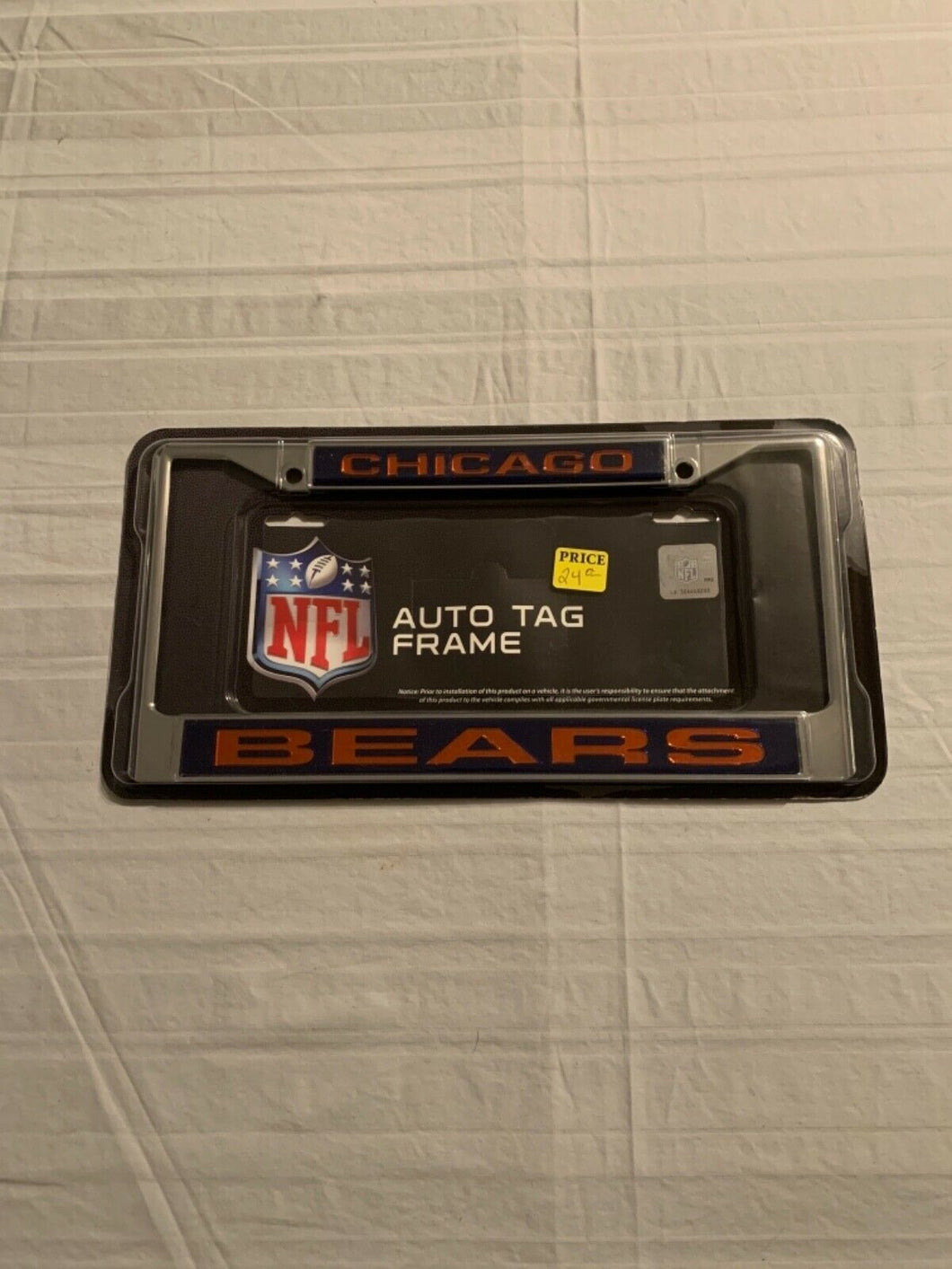 Chicago Bears NFL Laser Cut License Plate Frame RICO - Casey's Sports Store