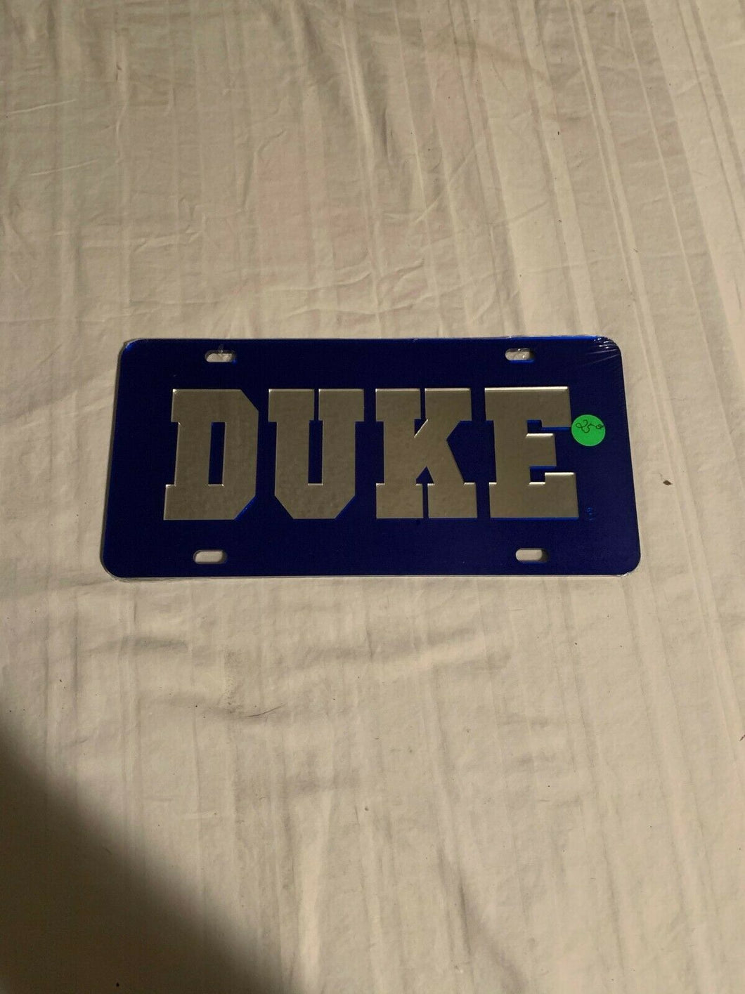 Duke Blue Devils NCAA Mirrored Laser Cut License Plate - Casey's Sports Store