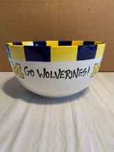 Load image into Gallery viewer, Michigan Wolverines NCAA Ceramic Large Mixing/Salad Bowl Magnolia Lane - Casey&#39;s Sports Store
