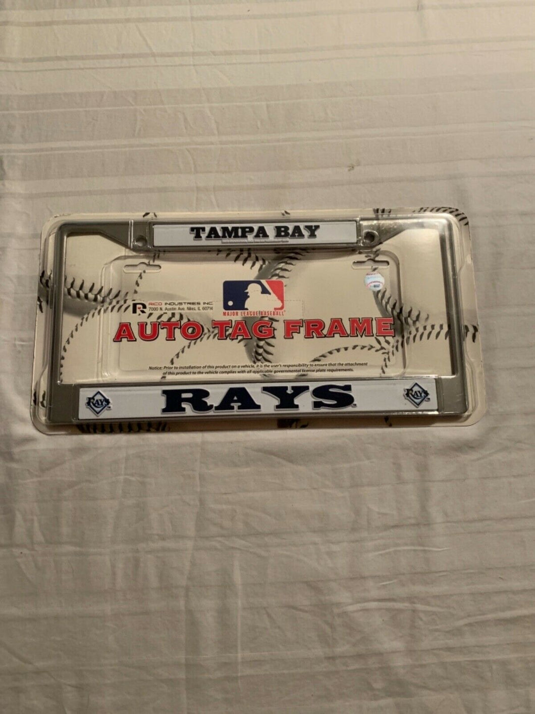 Tampa Bay Rays MLB License Plate Frame RICO - Casey's Sports Store