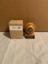 Load image into Gallery viewer, Baltimore Orioles MLB 4&quot; Wood Baseball with Stand GBOW - Casey&#39;s Sports Store
