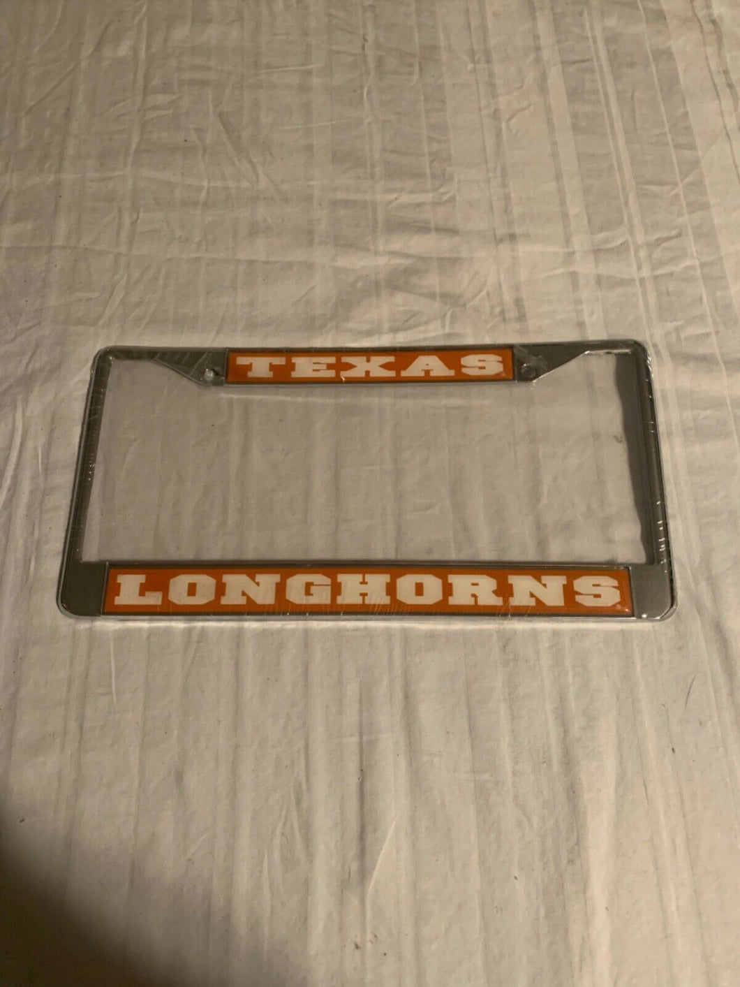 Texas Longhorns NCAA Chrome License Plate Frame RICO - Casey's Sports Store