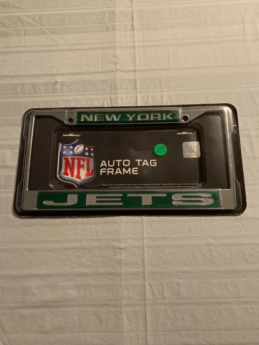 New York Jets NFL Laser Cut License Plate Frame RICO - Casey's Sports Store