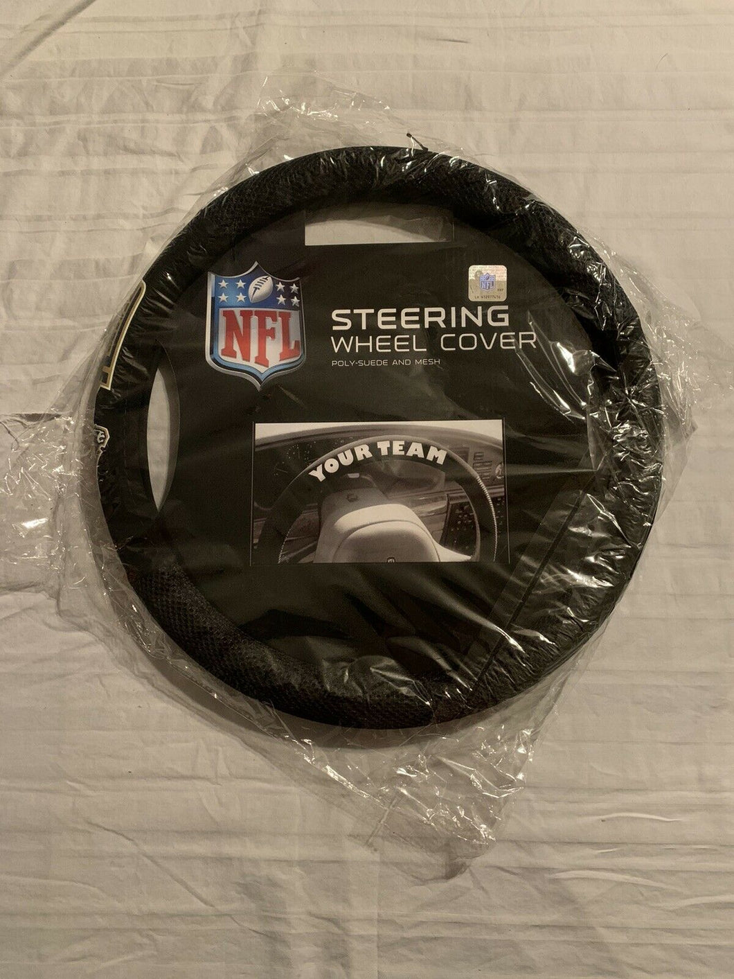 Los Angeles Rams NFL Poly-Suede Steering Wheel Cover - Casey's Sports Store