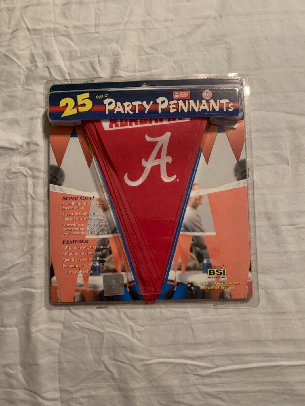 Alabama Crimson Tide NCAA 25 Feet of Party Pennants BSI - Casey's Sports Store