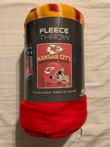 Kansas City Chiefs NFL Fleece Throw Blanket 50