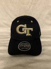 Load image into Gallery viewer, Georgia Tech Yellow Jackets NCAA Navy Blue Zephyr Snapback One Size Hat Cap - Casey&#39;s Sports Store
