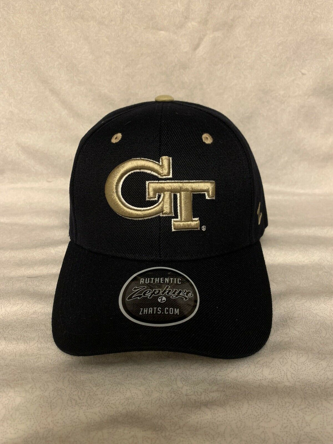 Georgia Tech Yellow Jackets NCAA Navy Blue Zephyr Snapback One Size Hat Cap - Casey's Sports Store