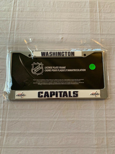 Washington Capitals NHL License Plate Frame RICO - Casey's Sports Store