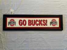 Load image into Gallery viewer, Ohio State Buckeyes NCAA Large Indoor Wood Sign 27&quot; x 7&quot; Hanna&#39;s Handiworks - Casey&#39;s Sports Store
