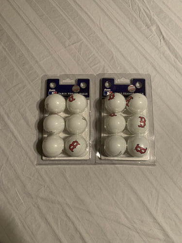 Boston Red Sox MLB Franklin Ping Pong Balls 2 Packs 12 Total Balls - Casey's Sports Store