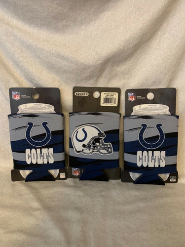 Indianapolis Colts NFL Set Of 3 2-Sided Koozies - Casey's Sports Store