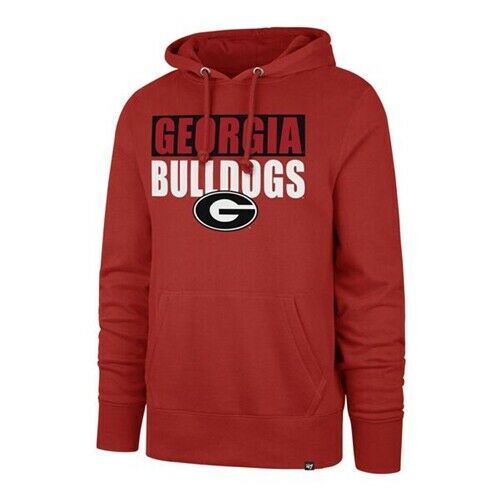 Georgia Bulldogs NCAA '47 Brand Red Mens Headline Pullover Hoodie XL - Casey's Sports Store