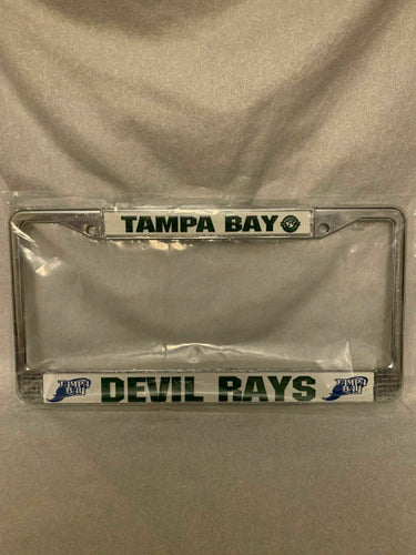 Tampa Bay Devil Rays MLB License Plate Frame RICO - Casey's Sports Store