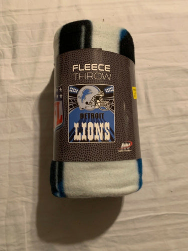 Detroit Lions NFL Fleece Throw Blanket 50