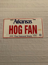 Load image into Gallery viewer, Arkansas Razorbacks NCAA Metal License Plate - Casey&#39;s Sports Store
