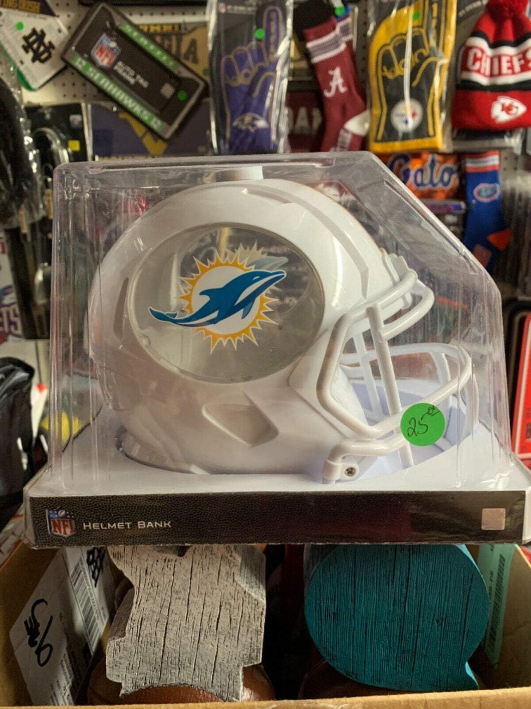 Miami Dolphins NFL Helmet Piggy Bank 6