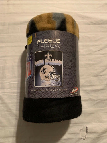 New Orleans Saints NFL Fleece Throw Blanket 50