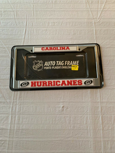 Carolina Hurricanes NHL License Plate Frame RICO - Casey's Sports Store