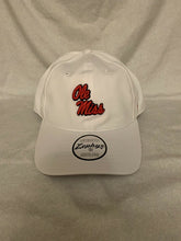 Load image into Gallery viewer, Ole Miss Rebels NCAA Zephyr One Size Soft Dad Hat White - Casey&#39;s Sports Store
