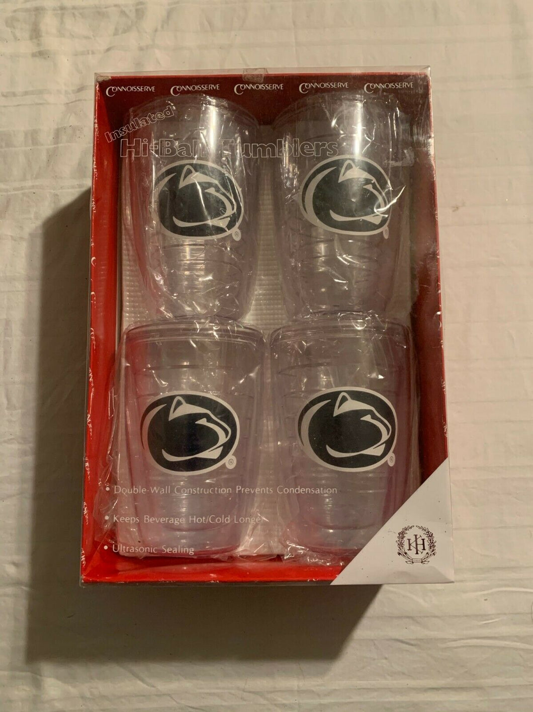 Penn State Nittany Lions NCAA Connoisserve Set of 4 16oz Tumblers - Casey's Sports Store