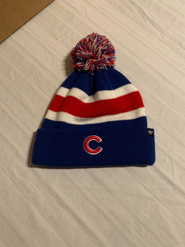 Chicago Cubs MLB '47 Brand Beanie Knit Ski Cap Hat - Casey's Sports Store