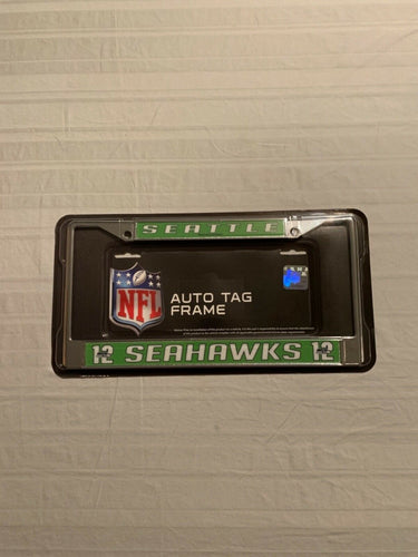 Seattle Seahawks NFL License Plate Frame RICO - Casey's Sports Store