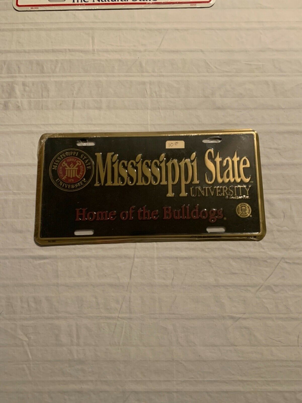 Mississippi State Bulldogs NCAA Metal License Plate - Casey's Sports Store