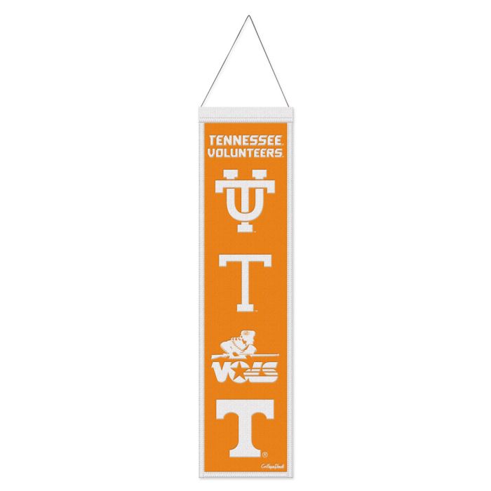 Tennessee Volunteers Heritage Banner Embroidered Wool 8