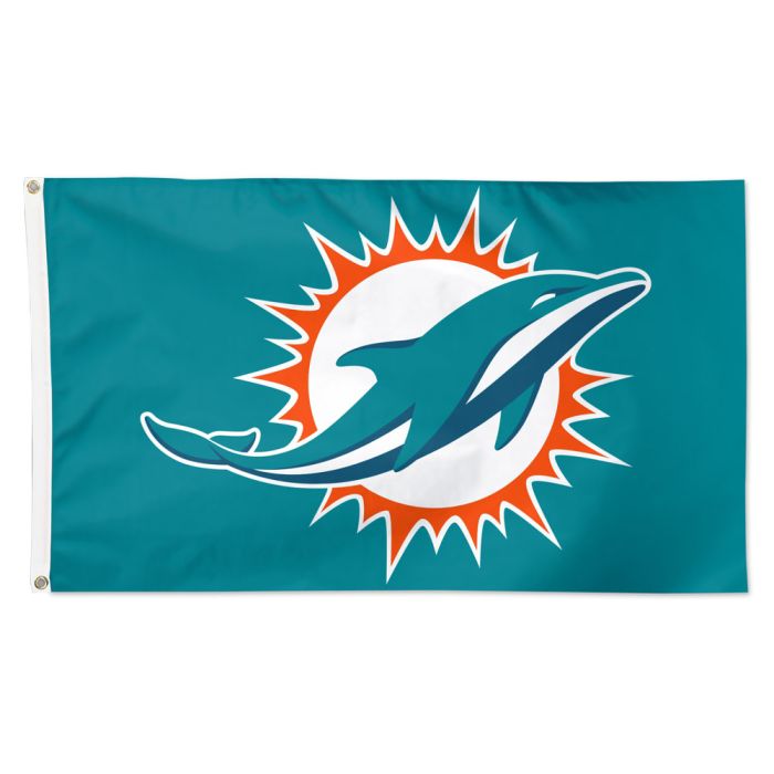 Miami Dolphins NFL 3' x 5' Teal Green Team Flag Wincraft - Casey's Sports Store