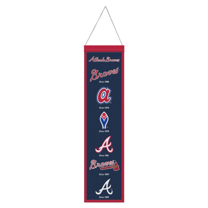 Atlanta Braves MLB Heritage Banner Embroidered Wool 8