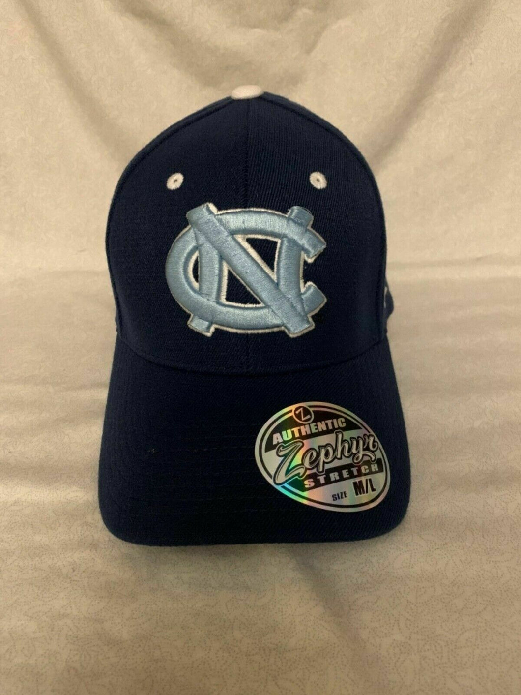 North Carolina Tar Heels NCAA Zephyr Stretch Fit Dark Blue Hat Cap - Casey's Sports Store
