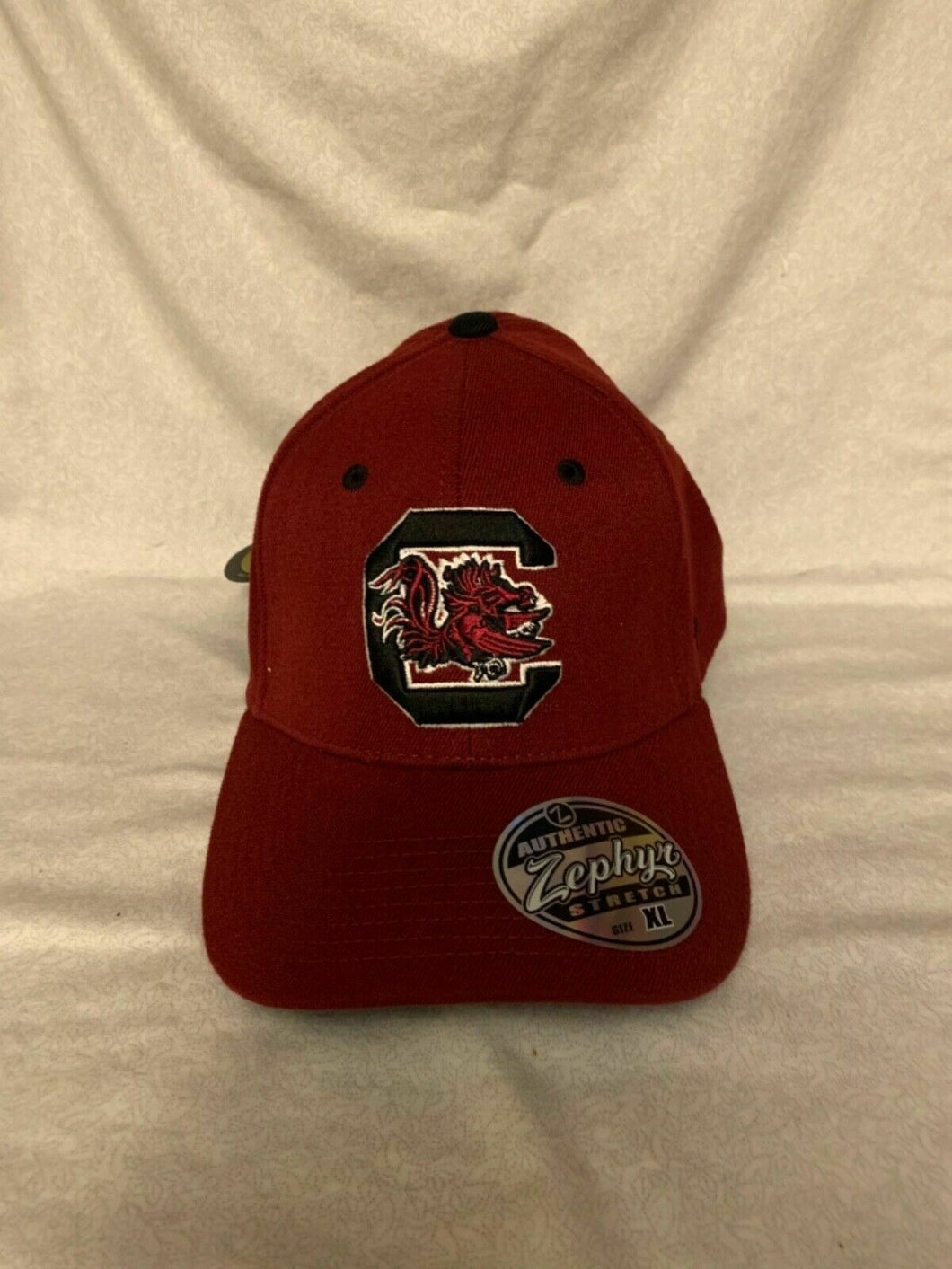 South Carolina Gamecocks NCAA Zephyr Stretch Fit Red Hat Cap - Casey's Sports Store