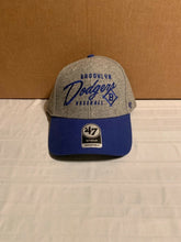 Load image into Gallery viewer, Los Angeles Dodgers MLB &#39;47 Brand Cooperstown Gray Fenmore MVP Adjustable Hat - Casey&#39;s Sports Store
