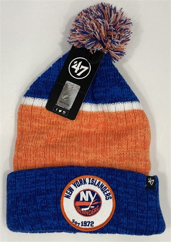 New York Islanders '47 Brand NHL Legacy Winter Beanie Knit Ski Cap Hat - Casey's Sports Store