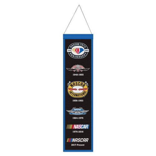 Nascar Logo Heritage Banner Embroidered Wool 8