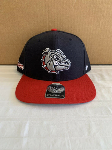 Gonzaga Bulldogs NCAA '47 Brand Navy Sure Shot 2 Tone Captain Snapback Hat - Casey's Sports Store