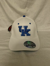 Load image into Gallery viewer, Kentucky Wildcats NCAA Zephyr White Stretch Fit Hat Cap - Casey&#39;s Sports Store
