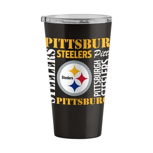 Pittsburgh Steelers NFL 16oz Spirit Ultra Pint Stainless Steel Cup Tumbler Boelter Brands - Casey's Sports Store