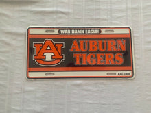 Load image into Gallery viewer, Auburn Tigers NCAA Metal License Plate - Casey&#39;s Sports Store

