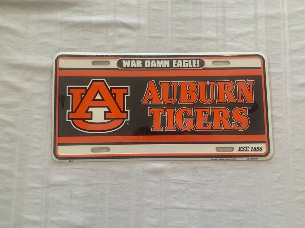 Auburn Tigers NCAA Metal License Plate - Casey's Sports Store