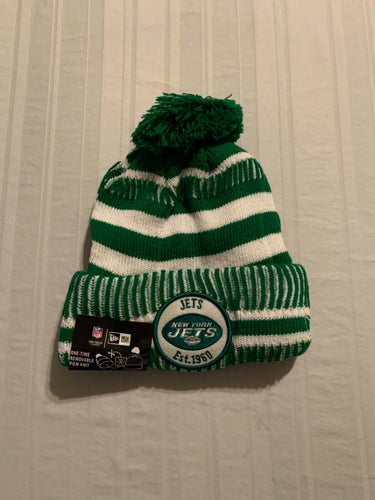New York Jets NFL Knit Winter Ski Cap Hat Beanie New Era - Casey's Sports Store