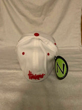 Load image into Gallery viewer, Nebraska Cornhuskers NCAA Zephyr Stretch Fit White Hat Cap - Casey&#39;s Sports Store
