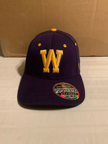 Washington Huskies Purple NCAA Zephyr Stretch Fit Size M/L Hat/Cap - Casey's Sports Store