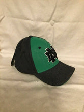 Load image into Gallery viewer, Notre Dame Fighting Irish NCAA Zephyr Stretch Fit Green/Blue Hat Cap - Casey&#39;s Sports Store
