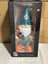 Load image into Gallery viewer, Miami Dolphins NFL Garden Gnome 11&quot; Tall Forever Collectibles - Casey&#39;s Sports Store
