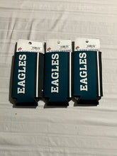 Load image into Gallery viewer, Philadelphia Eagles NFL Set Of 3 2-Sided Koozies Coozies Slim Can Cooler - Casey&#39;s Sports Store
