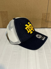 Load image into Gallery viewer, Notre Dame Fighting Irish NCAA &#39;47 Brand Navy MVP Snapback Mesh Hat - Casey&#39;s Sports Store
