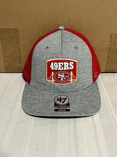 San Francisco 49ers NFL '47 Brand Gray One Size Fits All Stretch Fit Mesh Hat - Casey's Sports Store